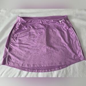 XL Nike Tennis Skort / Golf Skort With Pockets - Lilac/Purple Polka Dots
